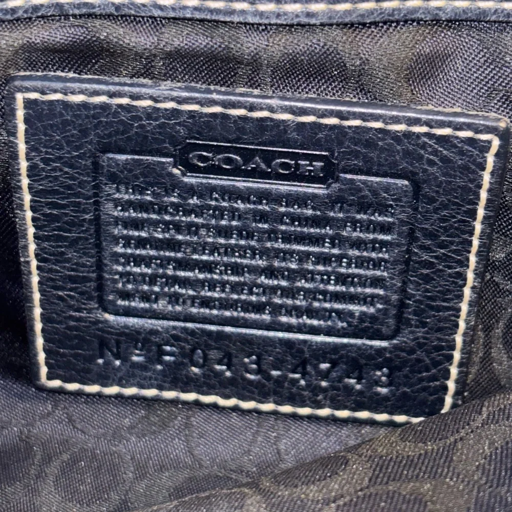 Coach Smokey Blue Suede Soho Crossbody Shoulder Bag 2004 Y2K - Picture 9 of 10